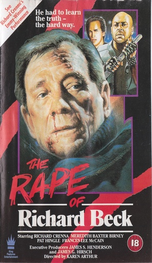 The Rape of Richard Beck - British VHS movie cover (thumbnail)