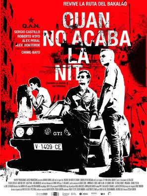 Quan no acaba la nit - Spanish Movie Poster (thumbnail)