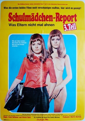 Schulm&auml;dchen-Report 3. Teil - Was Eltern nicht mal ahnen - German Movie Poster (thumbnail)
