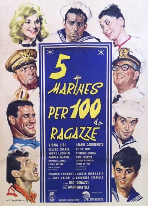 5 marines per 100 ragazze - Italian Movie Poster (thumbnail)