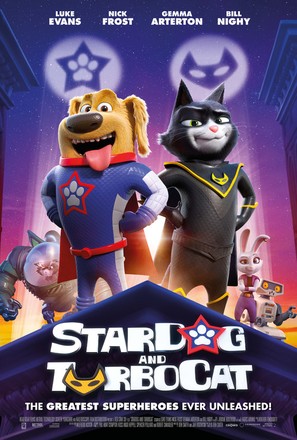 SpaceDog and TurboCat - British Movie Poster (thumbnail)