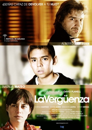 La verg&uuml;enza - Spanish Movie Poster (thumbnail)