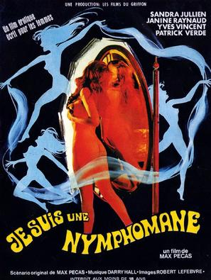 Je suis une nymphomane - French Movie Poster (thumbnail)