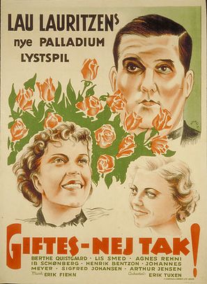 Giftes - nej tak! - Danish Movie Poster (thumbnail)
