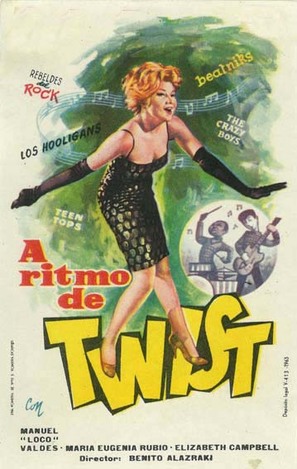A ritmo de twist - Spanish Movie Poster (thumbnail)