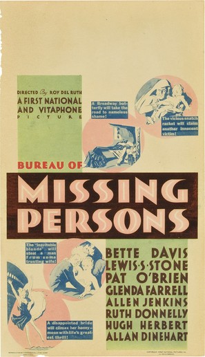 Bureau of Missing Persons - Movie Poster (thumbnail)