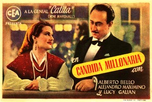 C&aacute;ndida millonaria - Spanish Movie Poster (thumbnail)