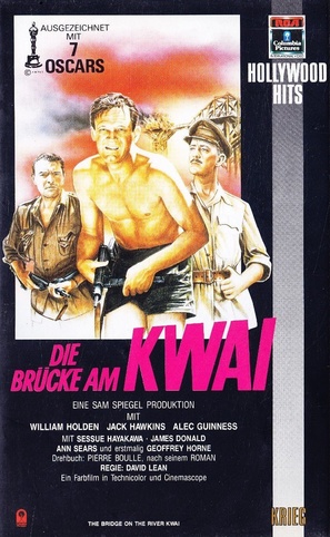 The Bridge on the River Kwai - German VHS movie cover (thumbnail)
