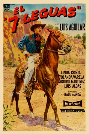 El 7 leguas - Mexican Movie Poster (thumbnail)