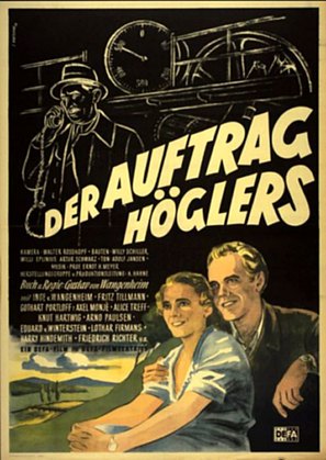 Der Auftrag H&ouml;glers - German Movie Poster (thumbnail)