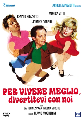 Per vivere meglio, divertitevi con noi - Italian Movie Cover (thumbnail)