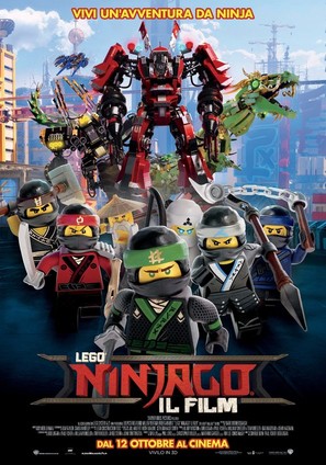 The Lego Ninjago Movie - Italian Movie Poster (thumbnail)