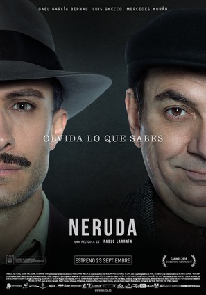 Neruda - Spanish Movie Poster (thumbnail)