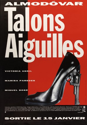Tacones lejanos - French Movie Poster (thumbnail)