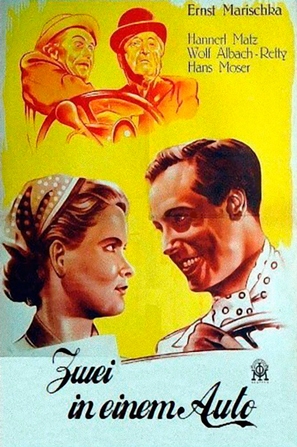 Zwei in einem Auto - German Movie Poster (thumbnail)