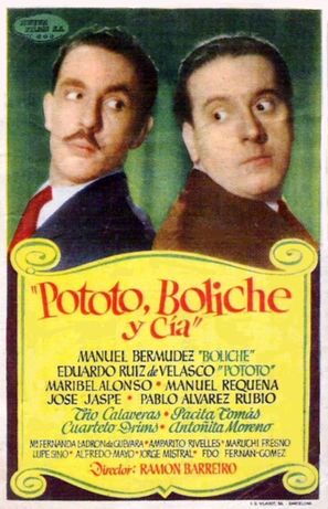 Pototo, Boliche y Compa&ntilde;&iacute;a - Spanish Movie Poster (thumbnail)