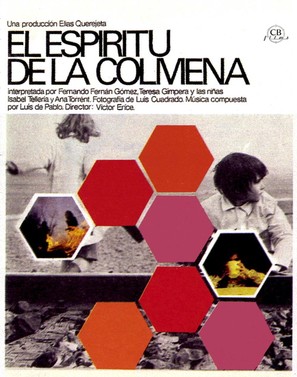 El esp&iacute;ritu de la colmena - Spanish Movie Poster (thumbnail)