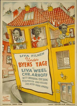 Under byens tage - Danish Movie Poster (thumbnail)