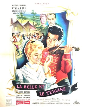La belle et le tzigane - French Movie Poster (thumbnail)