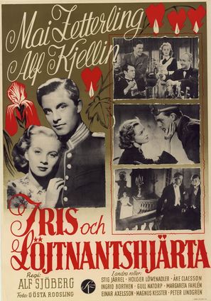 Iris och l&ouml;jtnantshj&auml;rta - Swedish Movie Poster (thumbnail)