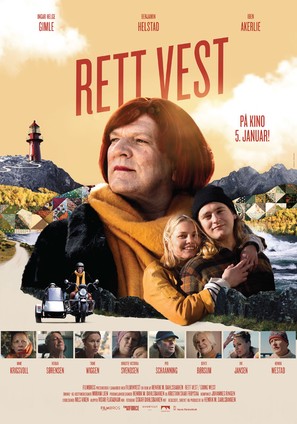 Rett Vest - Norwegian Movie Poster (thumbnail)