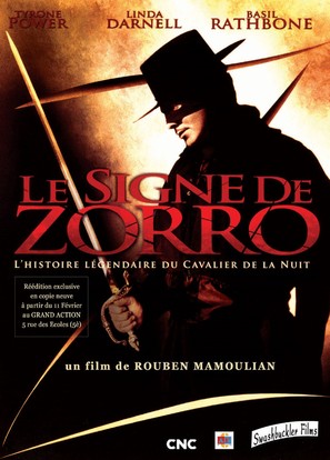 The Mark of Zorro - French Re-release movie poster (thumbnail)
