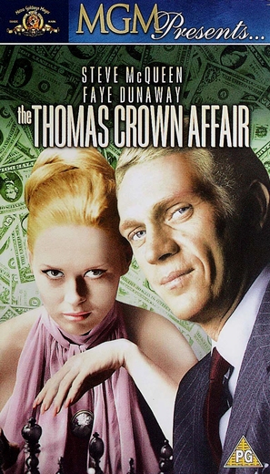 The Thomas Crown Affair - British VHS movie cover (thumbnail)