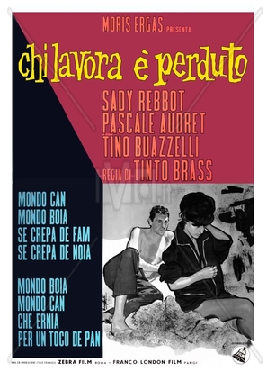 Chi lavora &egrave; perduto - Italian Movie Poster (thumbnail)