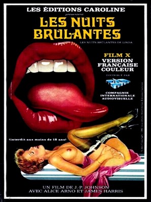 Les nuits br&ucirc;lantes de Linda - French Movie Poster (thumbnail)