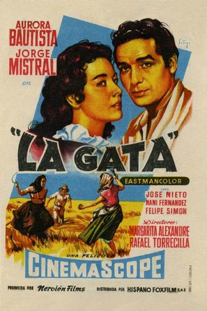 La gata - Spanish Movie Poster (thumbnail)