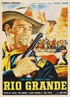 Rio Grande - Mexican Movie Poster (thumbnail)