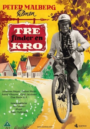 Tre finder en kro - Danish DVD movie cover (thumbnail)