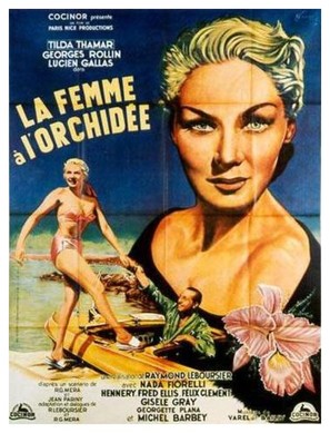 La femme &agrave; l&#039;orchid&eacute;e - French Movie Poster (thumbnail)