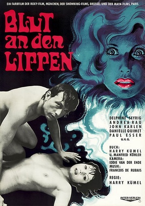 Les l&egrave;vres rouges - German Movie Poster (thumbnail)