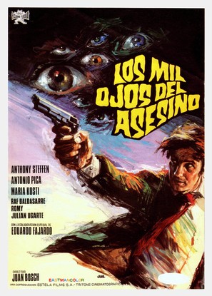 Los mil ojos del asesino - Spanish Movie Poster (thumbnail)