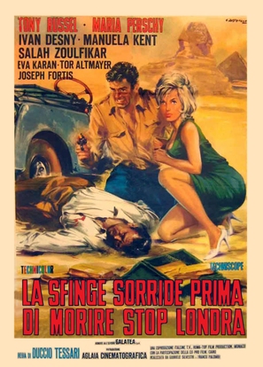 La sfinge sorride prima di morire - stop - Londra - Italian Movie Poster (thumbnail)