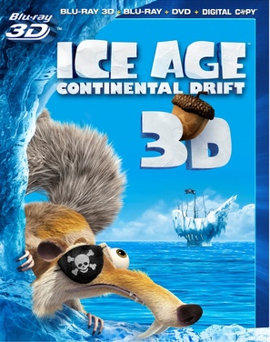 Ice Age: Continental Drift - Blu-Ray movie cover (thumbnail)