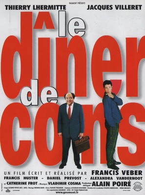 Le d&icirc;ner de cons - French Movie Poster (thumbnail)