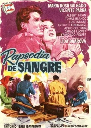 Rapsodia de sangre - Spanish Movie Poster (thumbnail)