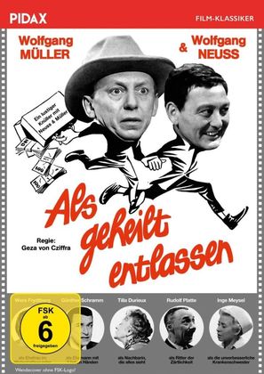 Als geheilt entlassen - German Movie Cover (thumbnail)