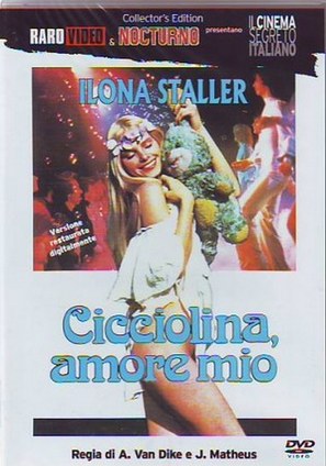 Cicciolina amore mio - Italian DVD movie cover (thumbnail)