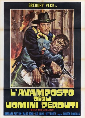 Only the Valiant - Italian Movie Poster (thumbnail)