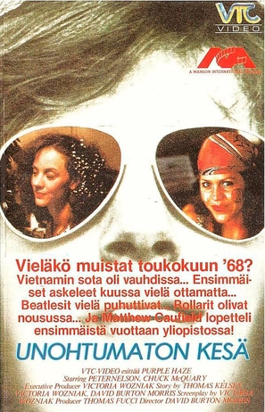 Purple Haze - Finnish VHS movie cover (thumbnail)