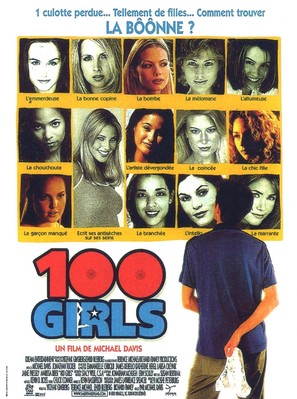 100 Girls - French Movie Poster (thumbnail)