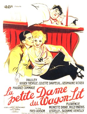 La petite dame du wagon-lit - French Movie Poster (thumbnail)