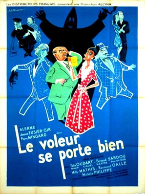 Le voleur se porte bien - French Movie Poster (thumbnail)