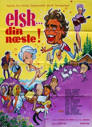 Elsk... din n&aelig;ste! - Danish Movie Poster (thumbnail)