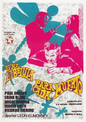 Una lib&eacute;lula para cada muerto - Spanish Movie Poster (thumbnail)
