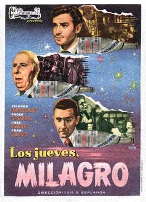 Jueves, milagro, Los - Spanish Movie Poster (thumbnail)