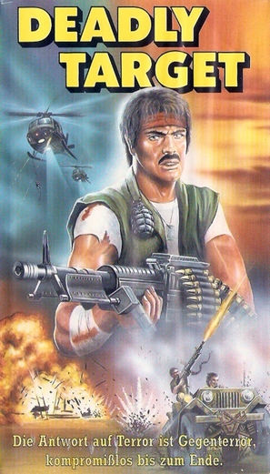 Deadly Target - German VHS movie cover (thumbnail)
